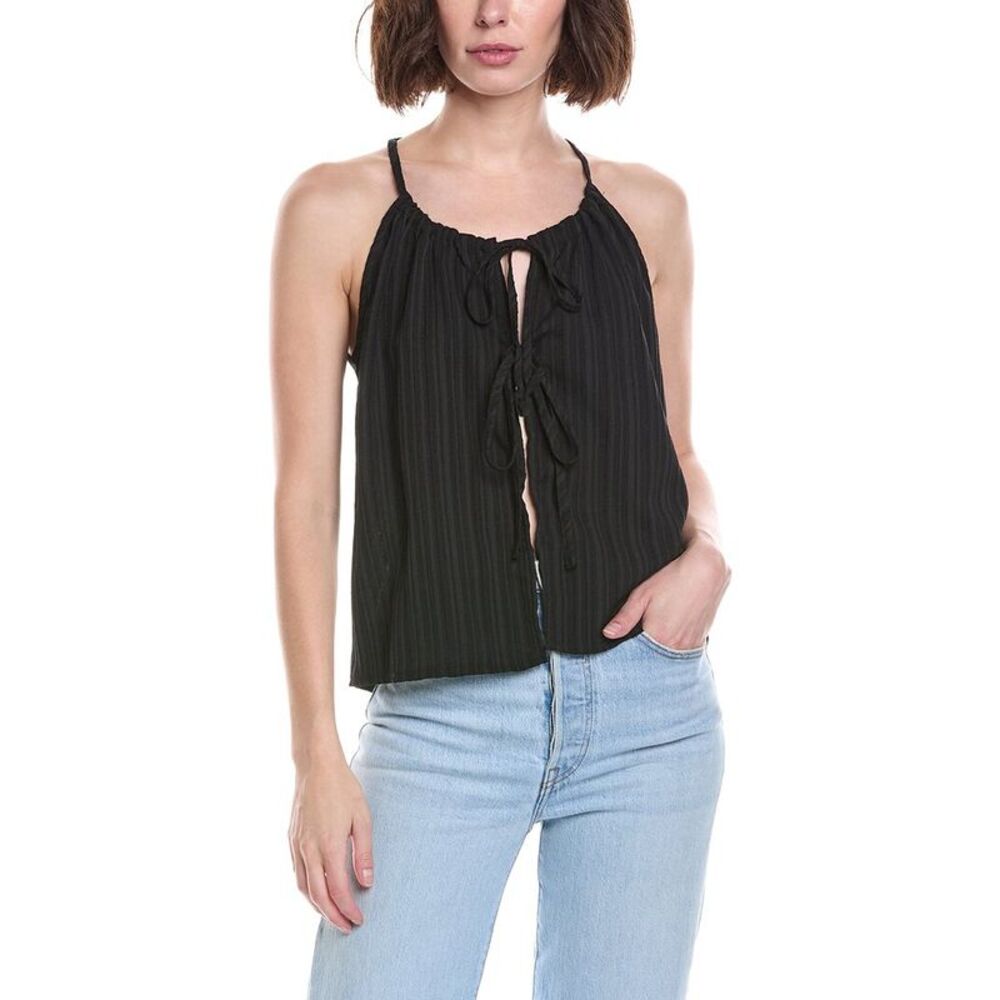 To My Lovers Womens Solid Top, Black